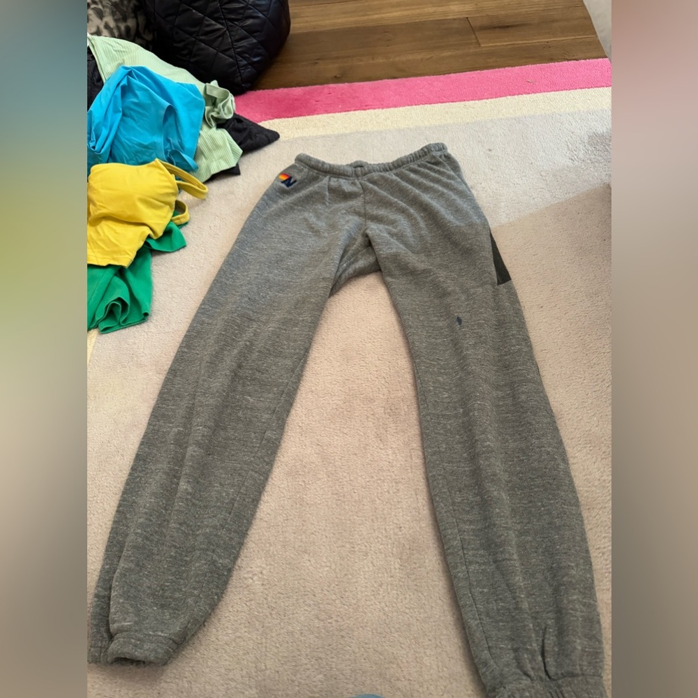 AVIATOR NATION GREY SWEATPANTS